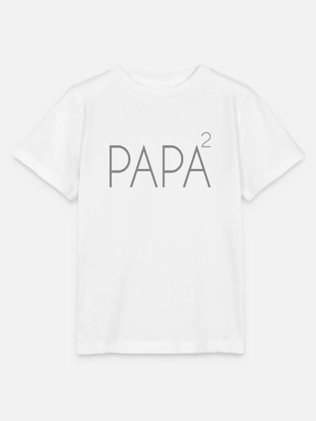 Papa von 2 Kindern - Stanley/Stella Kinder T-Shirt MINI CREATOR - Weiß