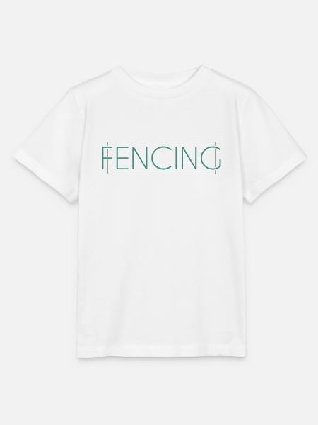 Fechten Schriftzug - Stanley/Stella Kinder T-Shirt MINI CREATOR - Weiß