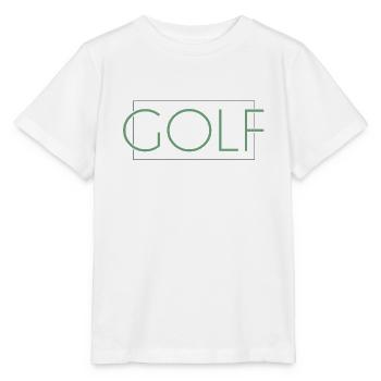 Golf Schriftzug - Stanley/Stella Kinder T-Shirt MINI CREATOR  - Weiß - Vorne - Maike (125cm)