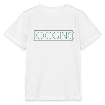 Joggen Jogging Schriftzug - Stanley/Stella Kinder T-Shirt MINI CREATOR  - Weiß - Vorne - Maike (125cm)