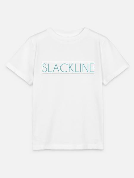 Slackline Schriftzug - Stanley/Stella Kinder T-Shirt MINI CREATOR - Weiß