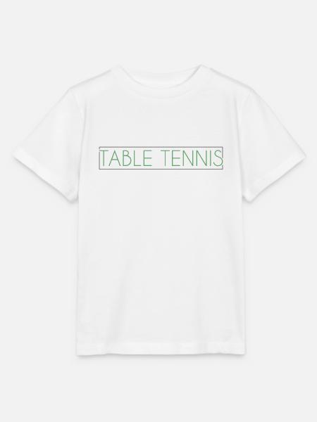Tischtennis Schriftzug - Stanley/Stella Kinder T-Shirt MINI CREATOR - Weiß