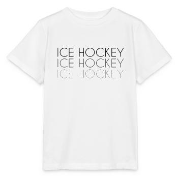 Eishockey Schriftzug - Stanley/Stella Kinder T-Shirt MINI CREATOR  - Weiß - Vorne - Maike (125cm)