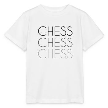 Schach Schriftzug - Stanley/Stella Kinder T-Shirt MINI CREATOR  - Weiß - Vorne - Maike (125cm)