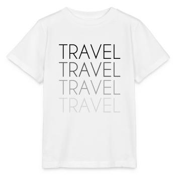 travel Travel lettering - Stanley/Stella MINI CREATOR Kids’ T-Shirt - white - Front - Maike (125cm)