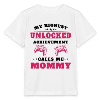 Mon plus haut accomplissement m'appelle mamie - T-shirt bio MINI CREATOR Stanley/Stella Enfant - blanc - Devant - Maike (125cm)