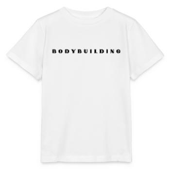 Bodybuilding Schriftzug - Stanley/Stella Kinder T-Shirt MINI CREATOR  - Weiß - Vorne - Maike (125cm)