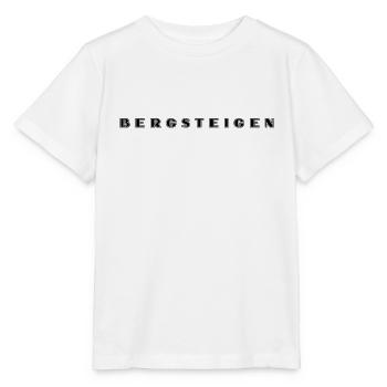 Bergsteigen Schriftzug - Stanley/Stella Kinder T-Shirt MINI CREATOR  - Weiß - Vorne - Maike (125cm)