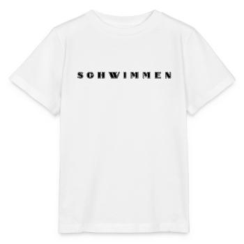Schwimmen Schriftzug - Stanley/Stella Kinder T-Shirt MINI CREATOR  - Weiß - Vorne - Maike (125cm)