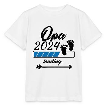 Opa in 2024 bitte warten - Stanley/Stella Kinder T-Shirt MINI CREATOR  - Weiß - Vorne - Maike (125cm)