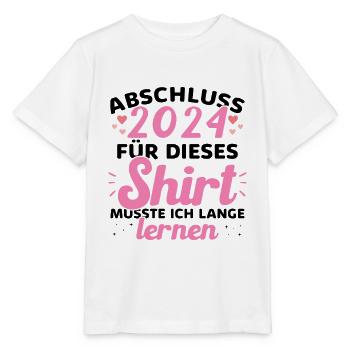 Abschluss 2024 Abschluss der Realschule - Stanley/Stella Kinder T-Shirt MINI CREATOR  - Weiß - Vorne - Maike (125cm)