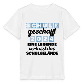 Abschlussabschluss Realschule Grundschule 2024 - Stanley/Stella Kinder T-Shirt MINI CREATOR  - Weiß - Vorne - Maike (125cm)