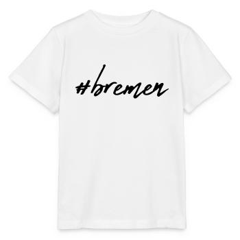 Brême - T-shirt bio MINI CREATOR Stanley/Stella Enfant - blanc - Devant - Maike (125cm)