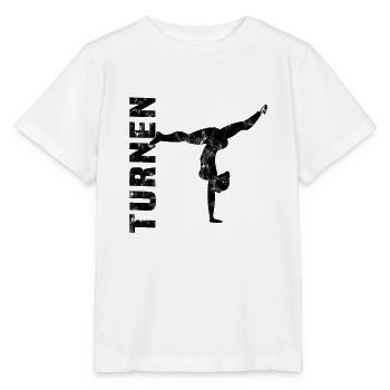 Turnen - Stanley/Stella Kinder T-Shirt MINI CREATOR  - Weiß - Vorne - Maike (125cm)