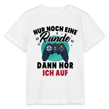Nur noch eine Runde dann hör ich auf - Stanley/Stella Kinder T-Shirt MINI CREATOR  - Weiß - Vorne - Maike (125cm)