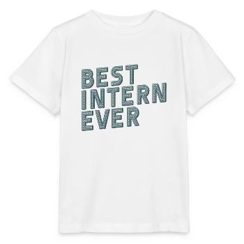 best intern - Stanley/Stella MINI CREATOR Kids’ T-Shirt - white - Front - Maike (125cm)