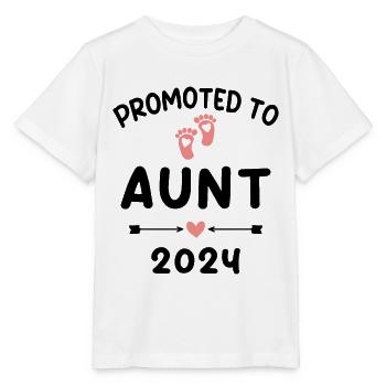 Promotion à tante 2024 Annonce de grossesse - T-shirt bio MINI CREATOR Stanley/Stella Enfant - blanc - Devant - Maike (125cm)