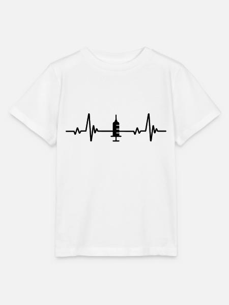 Geimpft Herzkurve - Puls Pro Impfung impfen Impfen - Stanley/Stella Kinder T-Shirt MINI CREATOR - Weiß