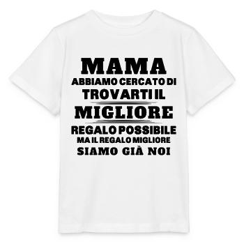 Donna Mamma Migliore Del Mondo Figlio Figlia Festa - Stanley/Stella Kinder T-Shirt MINI CREATOR  - Weiß - Vorne - Maike (125cm)