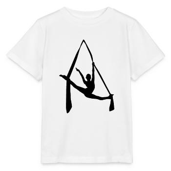Aerial Silks Dancer Aerialist Air Yoga Acrobatics - Stanley/Stella MINI CREATOR Kids’ T-Shirt - white - Front - Maike (125cm)