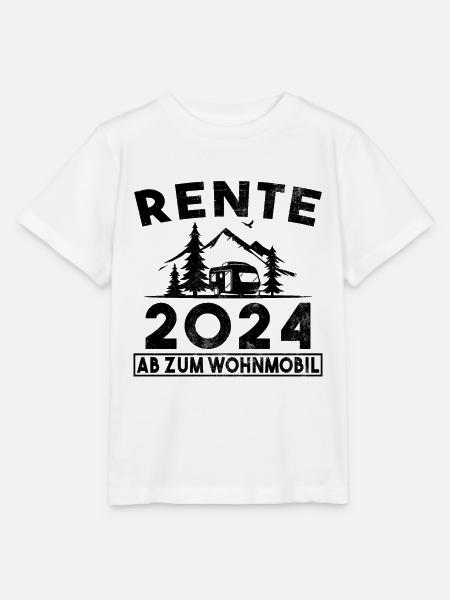 Rente 2024 Wohnmobil Ruhestand Ruheständler - Stanley/Stella Kinder T-Shirt MINI CREATOR - Weiß