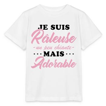 Mürrisches, aber liebenswertes personalisiertes Humorgeschenk - Stanley/Stella Kinder T-Shirt MINI CREATOR  - Weiß - Vorne - Maike (125cm)