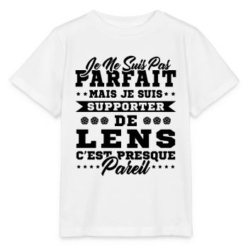 Idée Cadeau Pour Supporter Lensois - T-shirt bio MINI CREATOR Stanley/Stella Enfant - blanc - Devant - Maike (125cm)