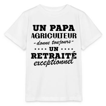 A Farmer Dad Gives an Exceptional Retiree - Stanley/Stella MINI CREATOR Kids’ T-Shirt - white - Front - Maike (125cm)
