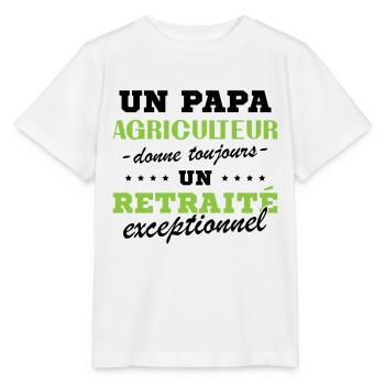 A Farmer Dad Gives an Exceptional Retiree - Stanley/Stella MINI CREATOR Kids’ T-Shirt - white - Front - Maike (125cm)