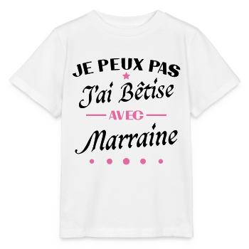 Ich kann nicht, ich bin dumm mit Patentante - Stanley/Stella Kinder T-Shirt MINI CREATOR  - Weiß - Vorne - Maike (125cm)