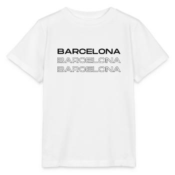Barcelona - Stanley/Stella MINI CREATOR Kids’ T-Shirt - white - Front - Maike (125cm)
