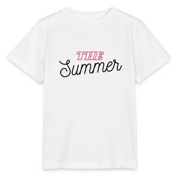 Été été - T-shirt bio MINI CREATOR Stanley/Stella Enfant - blanc - Devant - Maike (125cm)