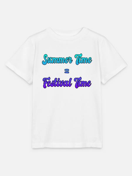 Sommer Festival - Stanley/Stella Kinder T-Shirt MINI CREATOR  - Weiß