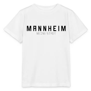 Mannheim Ma ville - T-shirt bio MINI CREATOR Stanley/Stella Enfant - blanc - Devant - Maike (125cm)
