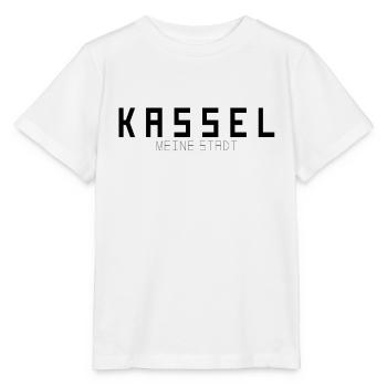 Kassel Ma ville - T-shirt bio MINI CREATOR Stanley/Stella Enfant - blanc - Devant - Maike (125cm)