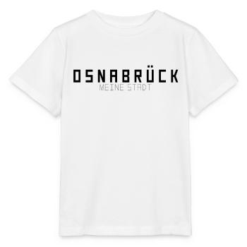 Osnabrück Ma ville - T-shirt bio MINI CREATOR Stanley/Stella Enfant - blanc - Devant - Maike (125cm)