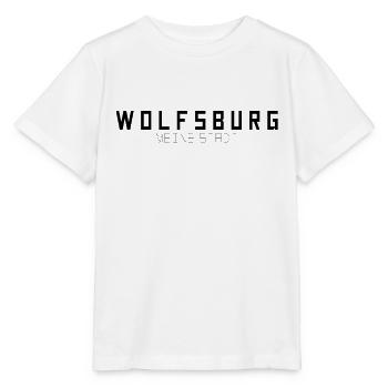 Wolfsburg Ma ville - T-shirt bio MINI CREATOR Stanley/Stella Enfant - blanc - Devant - Maike (125cm)