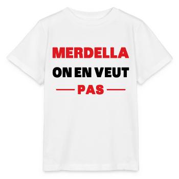 Wir wollen es nicht - Stanley/Stella Kinder T-Shirt MINI CREATOR  - Weiß - Vorne - Maike (125cm)