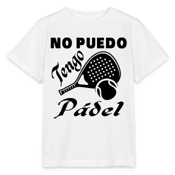 Ich kann keine Padel-Padel-Athleten haben - Stanley/Stella Kinder T-Shirt MINI CREATOR  - Weiß - Vorne - Maike (125cm)