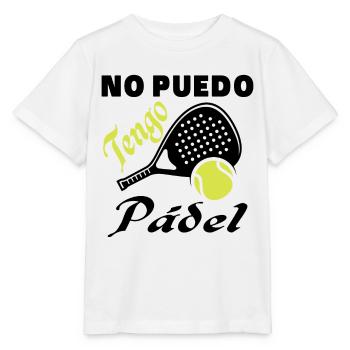 Ich kann keine Padel-Padel-Athleten haben - Stanley/Stella Kinder T-Shirt MINI CREATOR  - Weiß - Vorne - Maike (125cm)