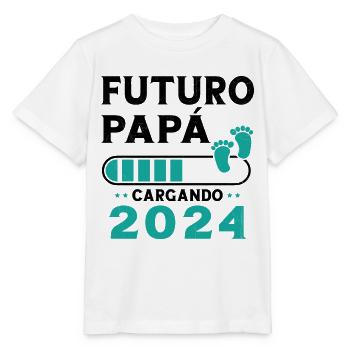 Zukünftiger Papst 2024 - Stanley/Stella Kinder T-Shirt MINI CREATOR  - Weiß - Vorne - Maike (125cm)