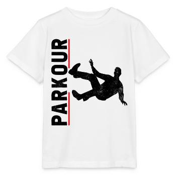 Parkour Free Runner Free Running - Stanley/Stella MINI CREATOR Kids’ T-Shirt - white - Front - Maike (125cm)