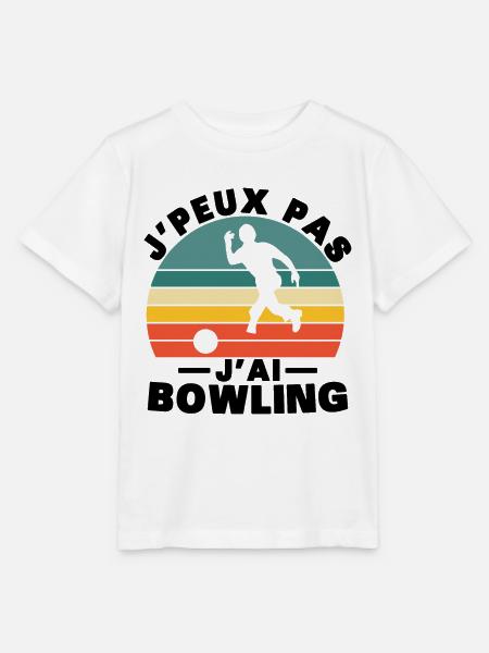 Ich kann nicht bowlen - Stanley/Stella Kinder T-Shirt MINI CREATOR - Weiß