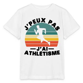 I can't I have athletics - Stanley/Stella MINI CREATOR Kids’ T-Shirt - white - Front - Maike (125cm)