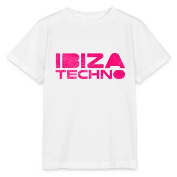 Ibiza Techno - T-shirt bio MINI CREATOR Stanley/Stella Enfant - blanc - Devant - Maike (125cm)