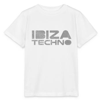 Ibiza Techno - T-shirt bio MINI CREATOR Stanley/Stella Enfant - blanc - Devant - Maike (125cm)