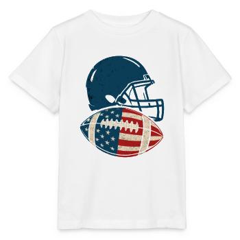 Football américain – Style américain - T-shirt bio MINI CREATOR Stanley/Stella Enfant - blanc - Devant - Maike (125cm)
