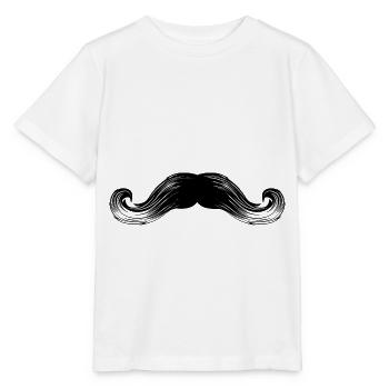 schnurrbart moustache sir - Stanley/Stella Kinder T-Shirt MINI CREATOR  - Weiß - Vorne - Maike (125cm)
