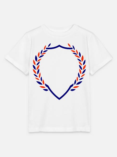 Schild Kranz Symbol Wappen - Stanley/Stella Kinder T-Shirt MINI CREATOR - Weiß