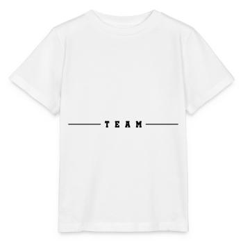team strich - Stanley/Stella Kinder T-Shirt MINI CREATOR  - Weiß - Vorne - Maike (125cm)